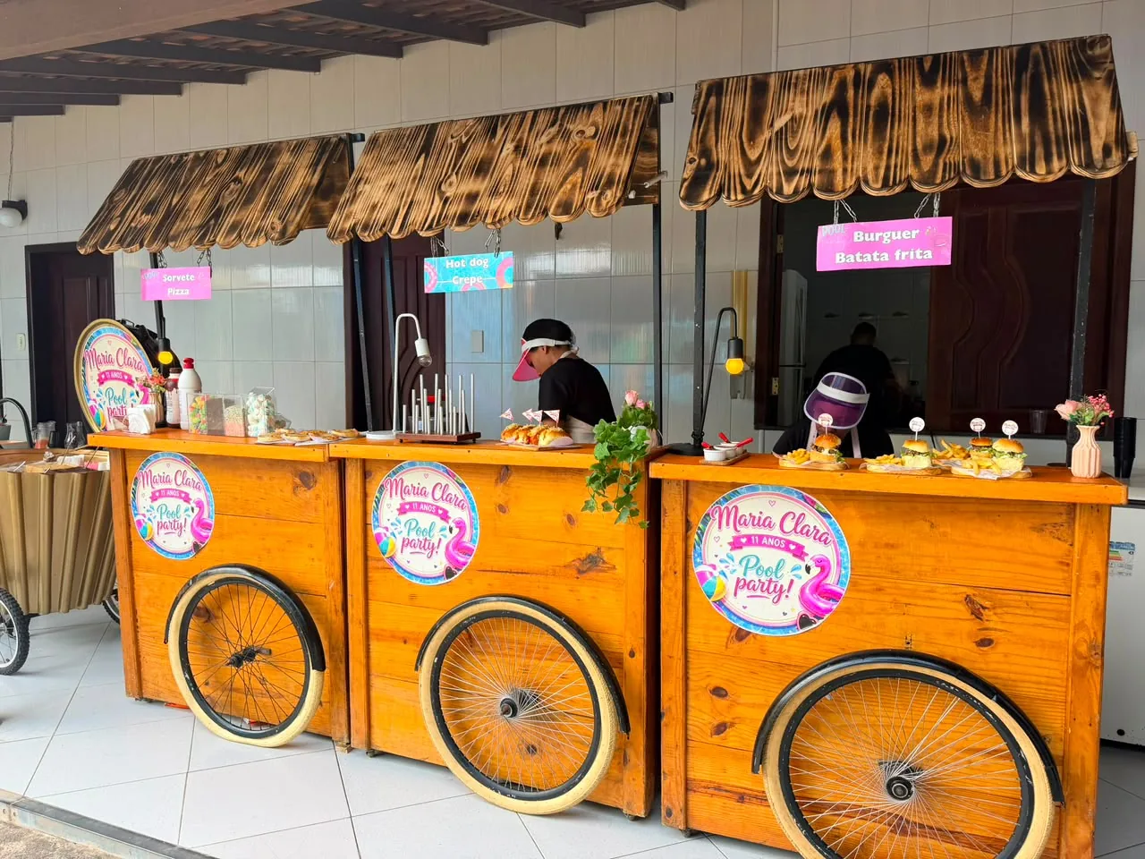 Carrinhos gourmet Party Truck em evento
